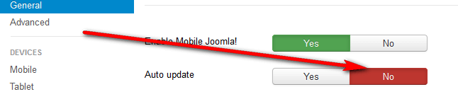 Mobile Joomla